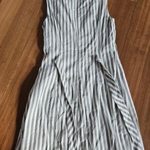 Princess Polly Striped Mini Dress in Green and White